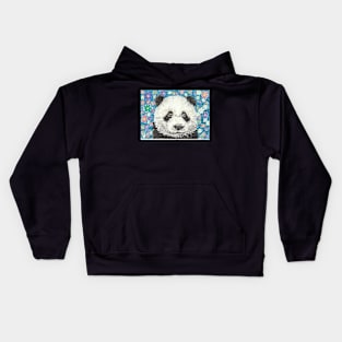 Panda Bear face Kids Hoodie